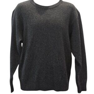 UNIQLO U Wool Crewneck Sweater Gray Minimalist‎ Pullover Men’s Medium